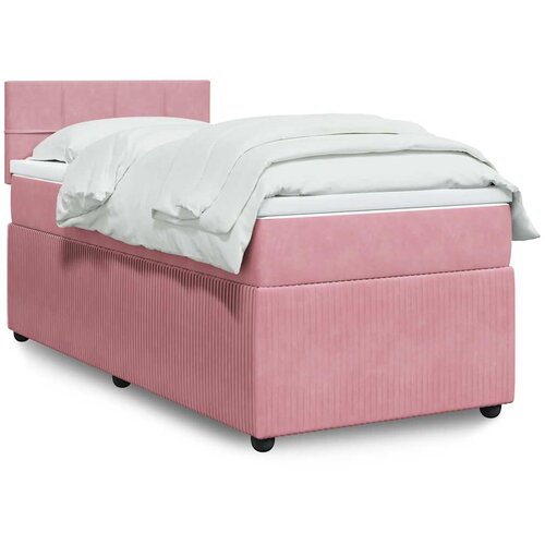 Box spring krevet s madracem ružičasti 100x200 cm bar&scaron;unasti Cijene