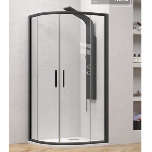 Karag tu&amp;scaron; kabina Efe 200 Nero - 90x90 TKEFE200N9090 Slike