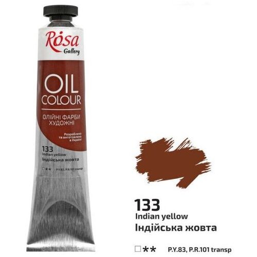 Rosa Oljne barve Gallery 45 ml | 133 Indian Yellow Cene