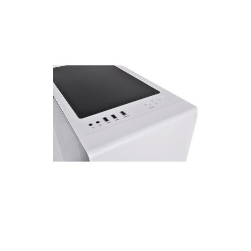 Thermaltake S100 White Micro Micro case, tempered glass, 1x 120mm fan Slike