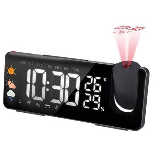 solight CA05 - Meteostanica sa LCD displejom, budilnikom i projektorom 5V/2xAA+3xAA Cene