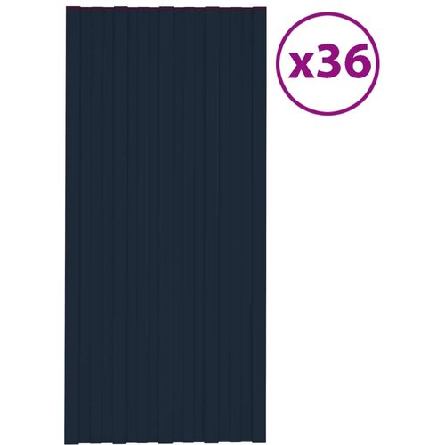  panel 36 pcs Antracit 100 x 45 cm Pocinčani čelik - Antracit 100 x 45 cm 36 Slike