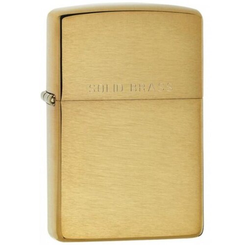 Zippo upaljač classic brushed solid brass Slike