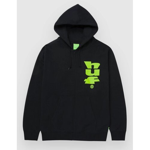 Huf Megablast Pulover s kapuco black Cene