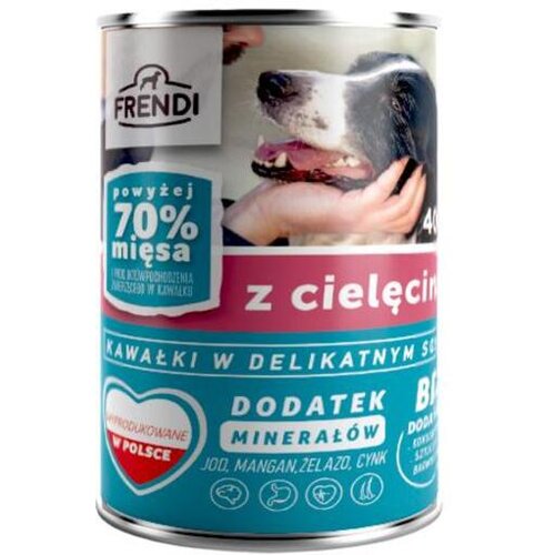 FRENDI konzerva za pse 400g teletina x 10kom Slike