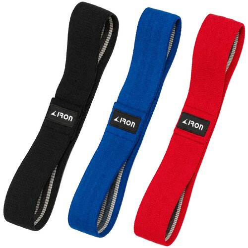 IRON SPORT Zatvorene elasticne tekstilne trake za butine SET 3 in 1 Slike