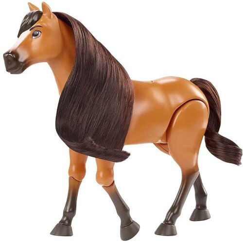 Mattel Dreamworks Spirit the Indomitable ?elni galopirajo?i konj z dodatki, Rjava, (21582566) Cene