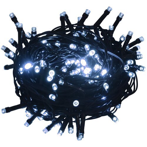 vidaXL lučke na vrvici 1000 led notranje/zunanje IP44 100m hladno bele, (20669614) Cene