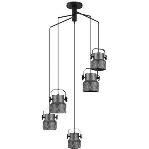 Eglo 39856 - plafonski visilica hilcott 5xE27/40W/230V Slike