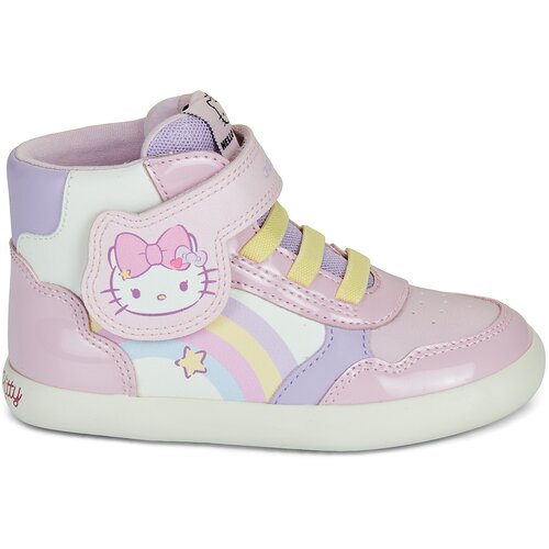 Geox Visoke superge B GISLI GIRL HELLO KITTY Rožnata Slike
