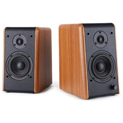  MicrolB77BT Aktivni drveni zvucnici 2.0 64W (18W+14Wx2) 3,5mm +Bluetooth Slike