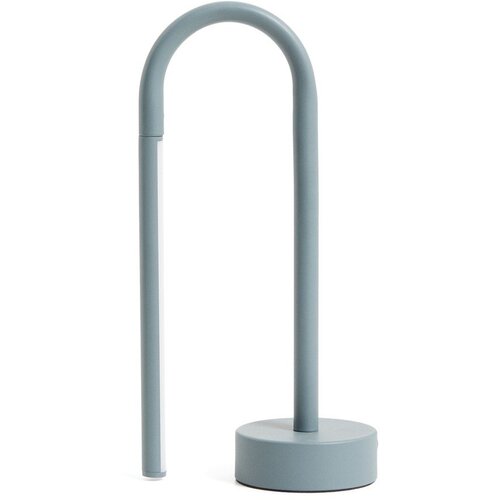 Kave Home Svijetlo plava metalna LED stolna lampa (visina 30 cm) Bow &ndash; Cijene