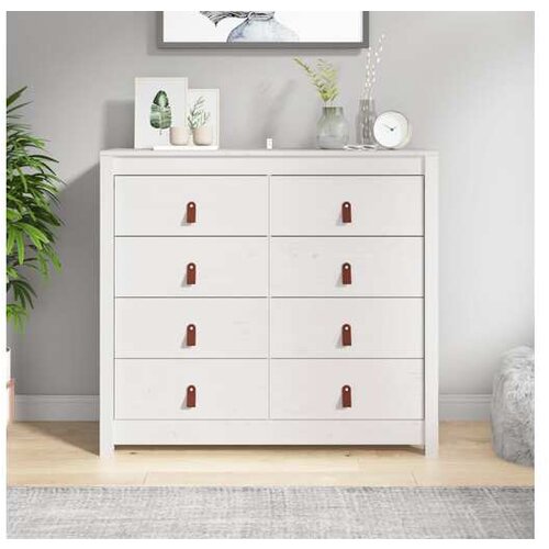  TV omarica bela 100x40x90 cm trdna borovina Cene