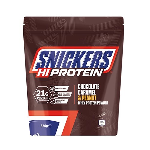  Snickers Hi Protein Whey Powder 875 г чоколада кикирики Slike