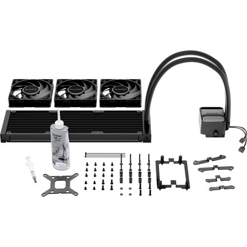 Be Quiet! Tiho bodi! Silent Loop 3 360mm Vse v enem 360mm vodno hlajenje AMD: AM4/AM5, Intel: 1851/1700/1200/115x Slike