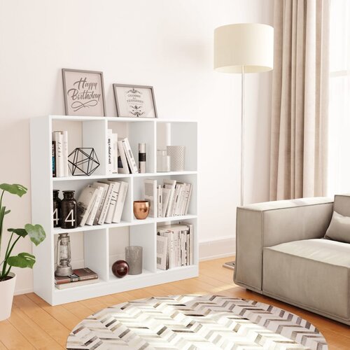 Furnova Knjižna omara bela 97,5x29,5x100 cm iverna plošča, (21932734) Cene