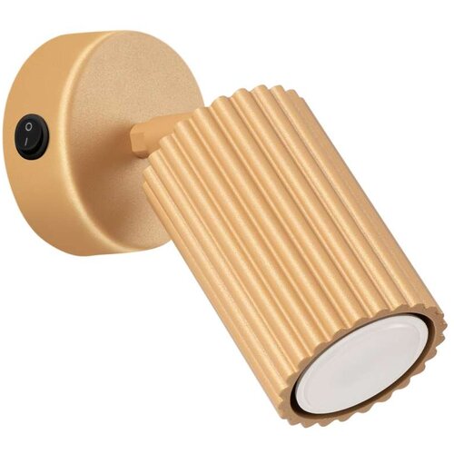  Stenska svetilka KARBON zlata s stikalom, (21626749) Slike