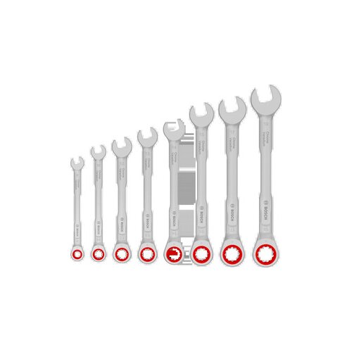 Bosch Set komb. ključeva čegrt. 8-19mm 8k 1600A03AG5 Slike
