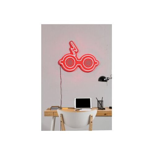 WALLXPERT Dekorativna plastična LED rasveta Glasses And Scar Red Cene