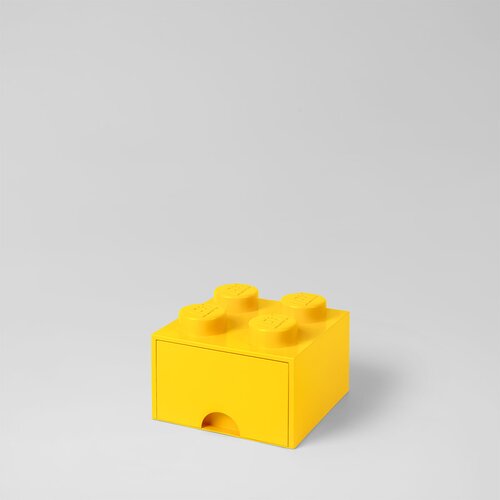 Lego kocka s ladicom za pospremanje 4 yellow Slike
