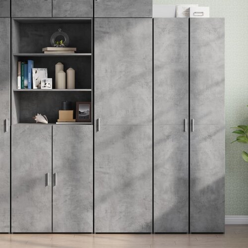 VidaXL Visoka komoda boja hrasta 50x42,5x185 cm od konstruiranog drva Slike