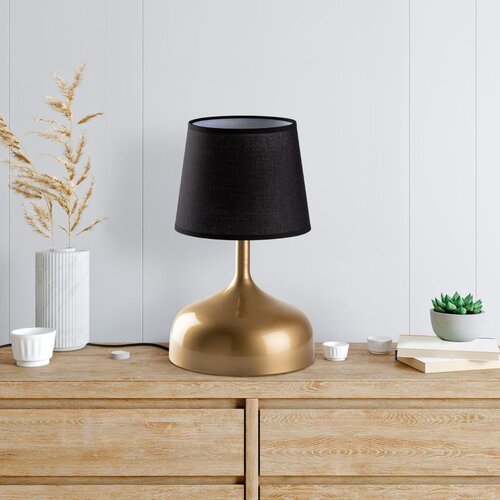 Opviq bulbous - 15454 goldblack table lamp Cene