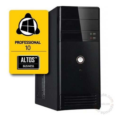 Altos Professional 10, H81/Intel Pentium Dual Core/4GB DDR3/500GB/DVD/Win 10 Pro računar Slike