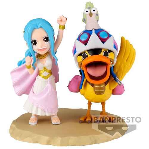 Banpresto One Piece kolekcionarska figura Nefeltari Vivi i Karoo - 7 cm Cene