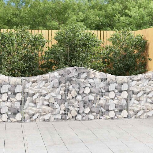  Lučne gabionske ko&scaron;are 30 kom 200x30x80/100cm pocinčano željezo Cijene