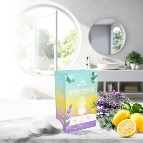 Body Restore Harmonize Shower Steamers tablete za prho miks 3 kos Slike