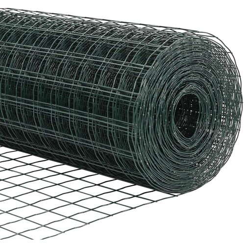 vidaXL Evropska ograja Zelena 0.6x50 m Jeklo Cene