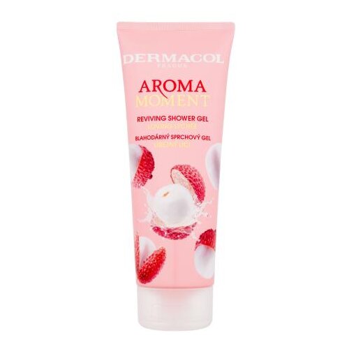 Dermacol Aroma Moment Loving Lychee Reviving Shower Gel gel za prhanje s prijetnim vonjem ličija 250 ml unisex Cene