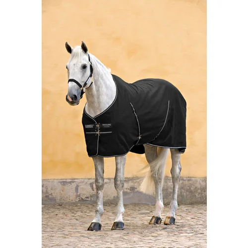 Horseware Ireland Pregrinjalo Rambo Stable Sheet, Black/Black & Silver - 160 cm