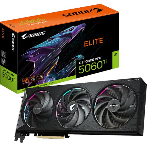 Gigabyte geforce rtx 5060 ti elite 16G GDDR7 GV-N506TAORUS E-16GD Slike