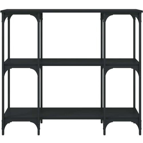  Konzolni stol crni 102 x 35 x 90 cm od konstruiranog drva Slike