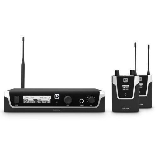 Ld Systems U506 IEM BUNDLE In-Ear monitoring, 2 x Sprejemnik, 655 - 679 MHz - - Audio-Kondric Cene