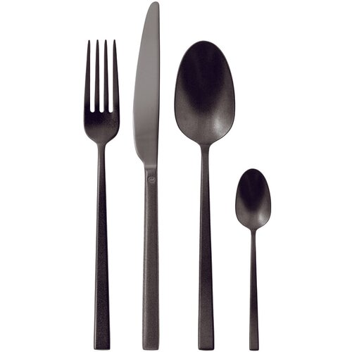 Sambonet escajg set 24/1 rock diamond pvd 2black Cene