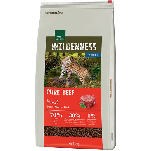 Real Nature Cat Wilderness Pure Beef Adult govedina Cene
