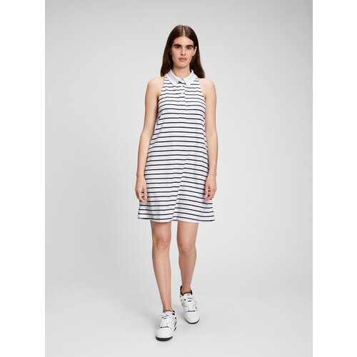 GAP Terry Polo Dress with Stripe - Women Slike