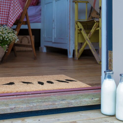 Artsy Doormats Predpražnik iz kokosovih vlaken 60x90 cm Birds On a Wire &amp;ndash; Slike