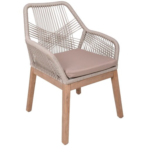 Garden Pleasure Bež vrtni stol iz masivnega lesa Pomona &amp;ndash; Slike
