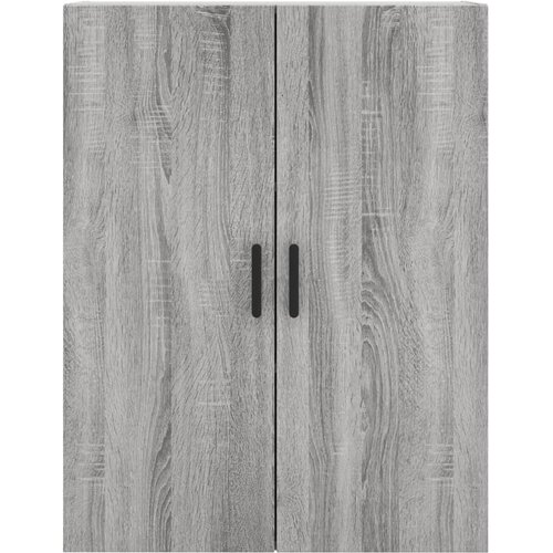  Visoka komoda siva sonome 69,5x34x180 cm od konstruiranog drva Slike