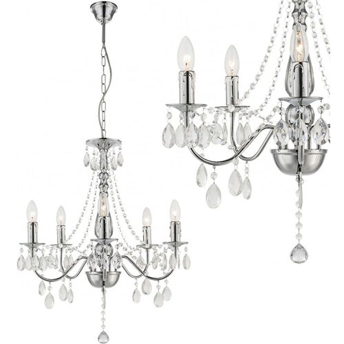Toolight Viseći luster EBT014-5CP CHROME Slike