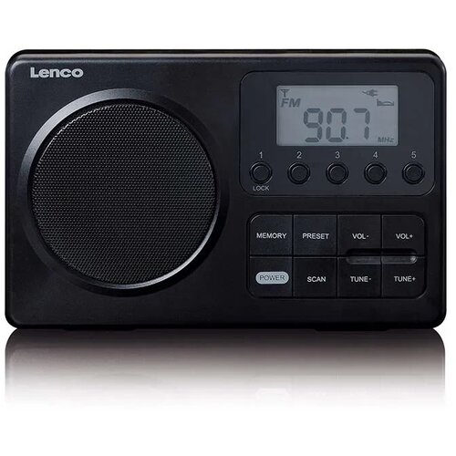 Lenco Prijenosni FM radio sa LCD ekranom MPR-035BK crni Cijene