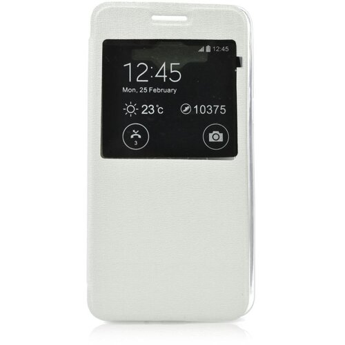  Preklopni ovitek / etui / zaščita S-View za Microsoft Lumia 550  - beli Cene