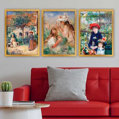 Wallity Set uramljenih slika 3AC_UN3875705, 3 Dela Cene