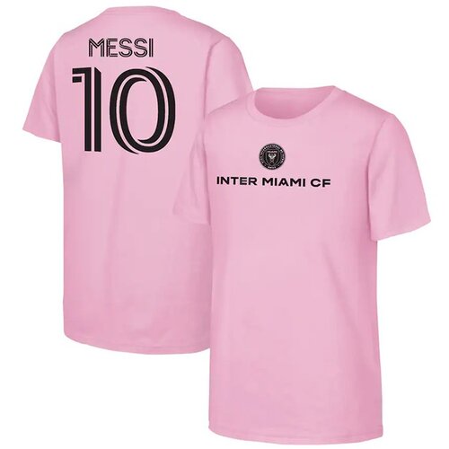 Drugo Lionel Messi Inter Miami CF Name and Number Pink otroška majica Cene