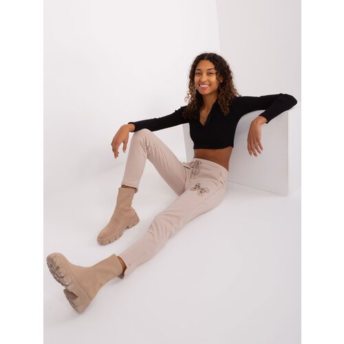 RELEVANCE Sweatpants-RV-DR-8835.10-beige Cijene