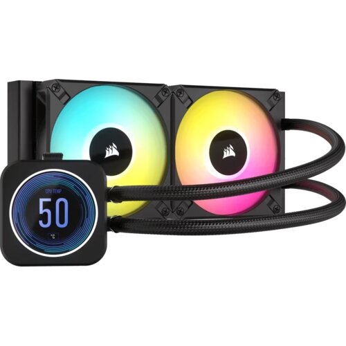Corsair Icue H100i Elite LCD XT 240 mm računalniško hlajenje, (20507908) Cene