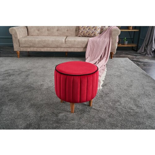  Lindy Puf - Red Red Pouffe Cene